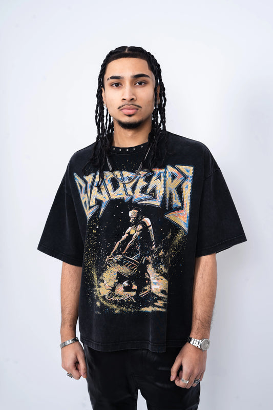 BP Retro Diver Rhinestone T-shirt | Yellow