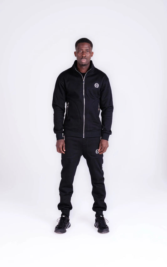 Fundamental Full Tracksuit | Jet Black