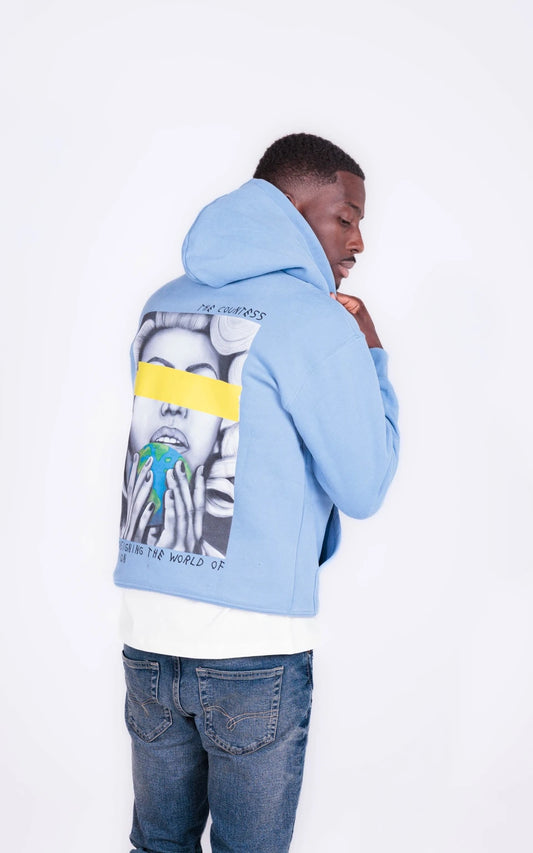 The Countess Hoodie | Baby Blue